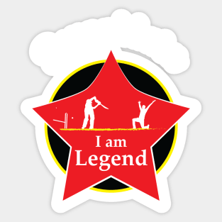 Kumar Sangakkara - I am Legend T-Shirt Sticker